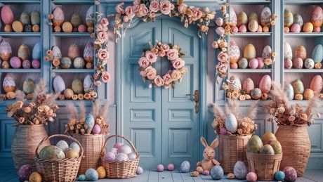 The Room Is Further Decorated With Dried Flowers 01