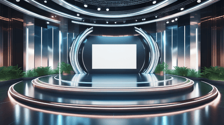 3D Virtual Set - Virtual Studio 4K 102