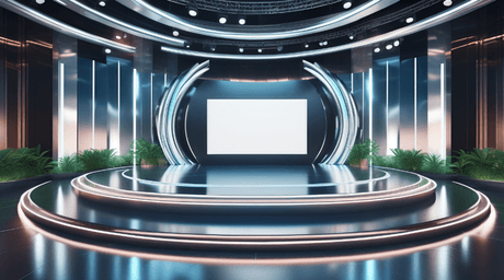 3D Virtual Set - Virtual Studio 4K 102