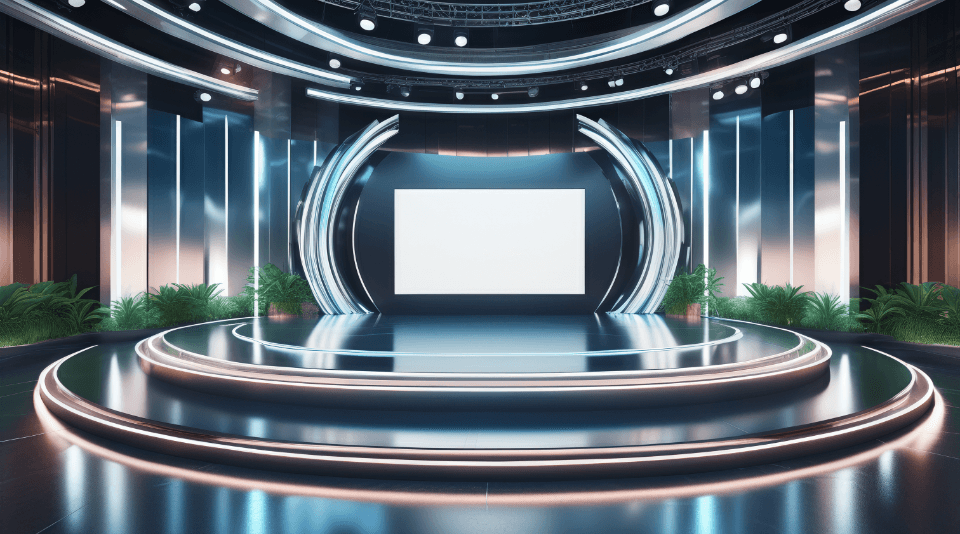3D Virtual Set - Virtual Studio 4K 102