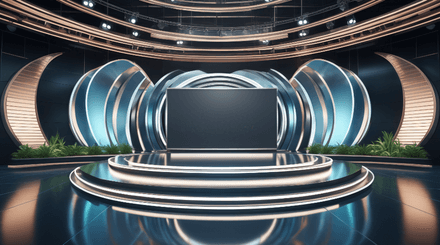 3D Virtual Set - Stage HP 05