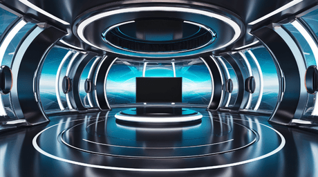 3D Virtual Set - Virtual Studio 4K 96