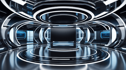 3D Virtual Set - Virtual Studio 4K 98