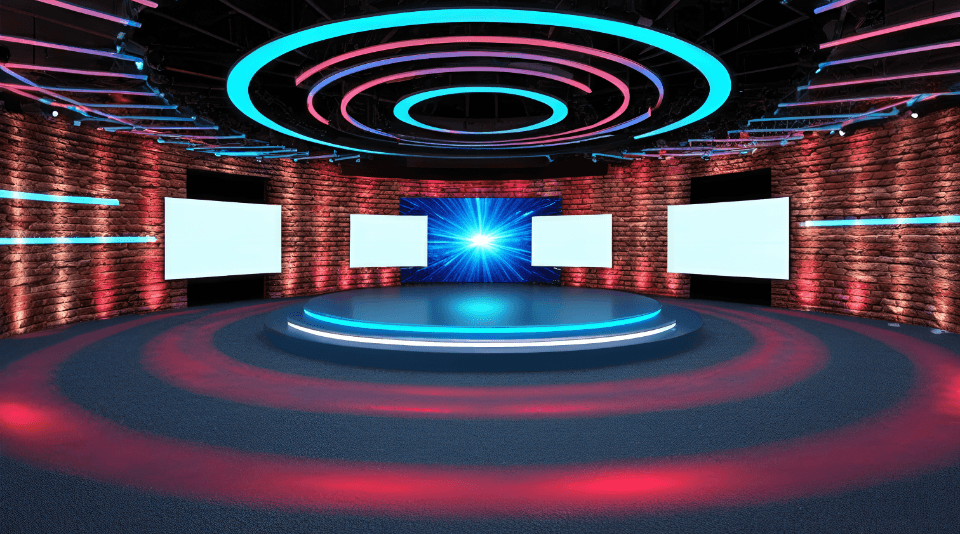 3D Virtual Set - Stage HP 64