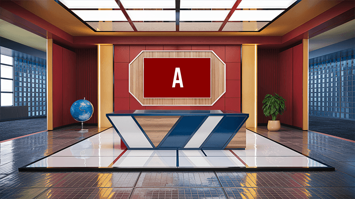 vMix 3D Virtual Set - News 04