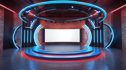 3D Virtual Set - Stage HP 72