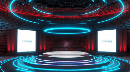 3D Virtual Set - Stage HP 69