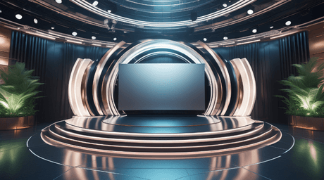 3D Virtual Set - Stage HP 04
