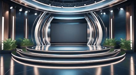 3D Virtual Set - Stage HP 06