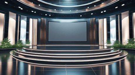 3D Virtual Set - Stage HP 07