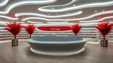 3D Virtual Set - Virtual Studio 4K 78