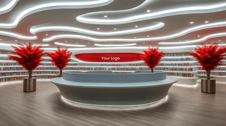 3D Virtual Set - Virtual Studio 4K 78