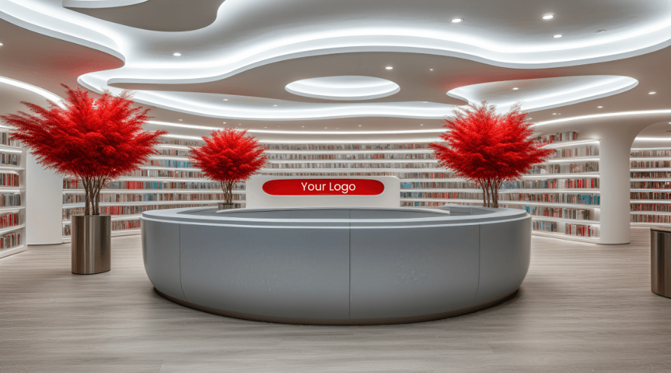 3D Virtual Set - Virtual Studio 4K 80