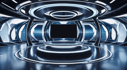3D Virtual Set - Virtual Studio 4K 94
