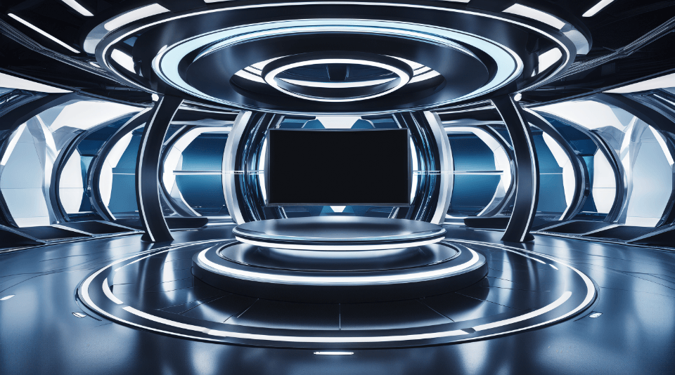 3D Virtual Set - Virtual Studio 4K 94
