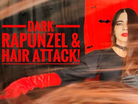 DARK RAPUNZEL – 270CM+ HAIR ATTACK! 🖤A HALLOWEEN CAMERA EXPERIENCE