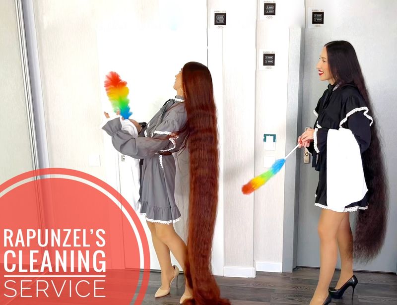 ALIIA &amp; MILA. Rapunzel&#x27;s cleaning service