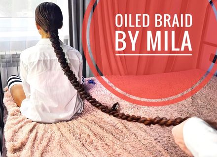 Oiled braid by Mila