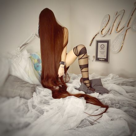 Rapunzel in Bed — Part 2 (set of 47 photos)