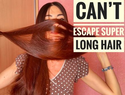 CAN’T ESCAPE SUPER LONG HAIR — FACE WRAPPED AGAIN AND AGAIN
