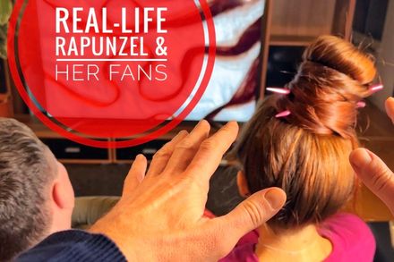 REAL_LIFE RAPUNZEL &amp; HER FAN – WATCHING THEIR MEMORIES COME TO LIFE AGAIN