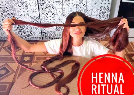 Real-life Rapunzel’s Henna Ritual… From Buns to Endless Hair and Back