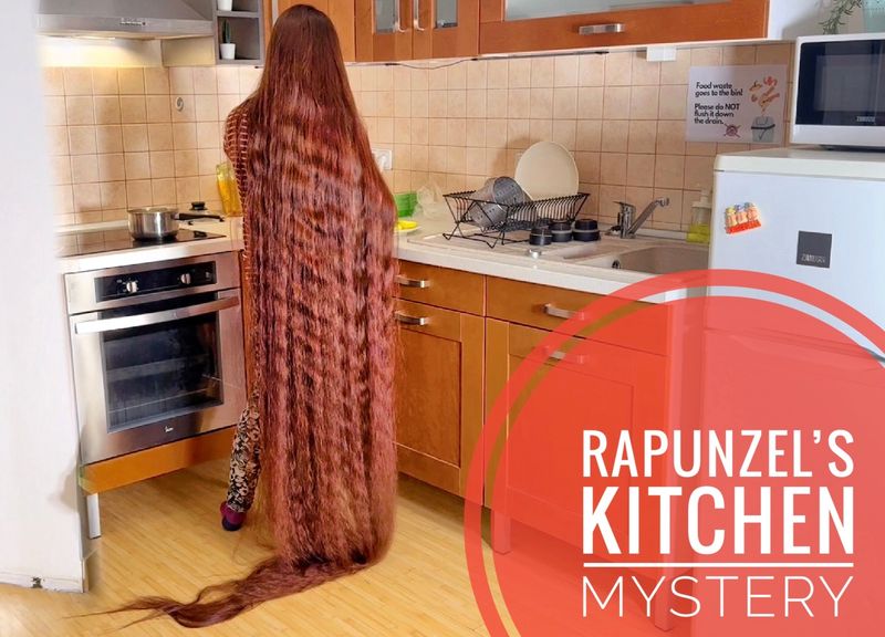 Rapunzel’s Kitchen Mystery – A Long Hair Prank for April Fools’ Day!