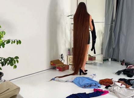On demand Custom video:🖤Rapunzel Cleans the Room… But Her Hair Steals the Show🖤