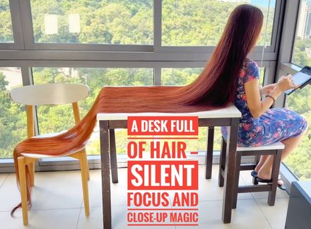 A Desk Full of Hair — Silent Focus and Close-Up Magic