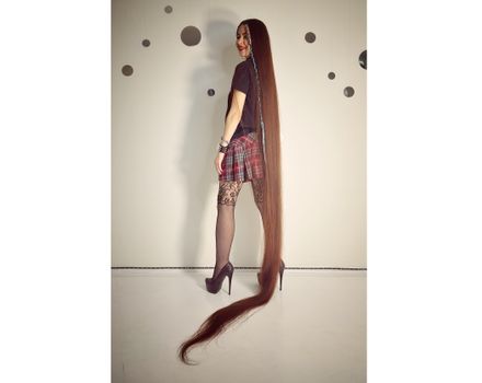 🖤Ultra-Long Hair Attitude — PART 1 (25 Photos)🖤
