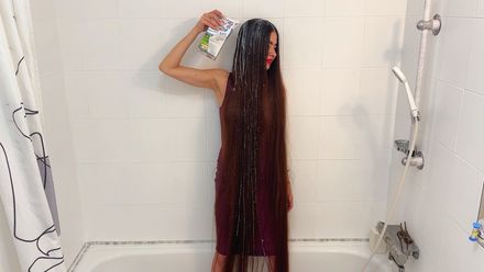 HAIR &amp; MILK RITUAL — A MESMERIZING LONG-HAIR EXPERIENCE