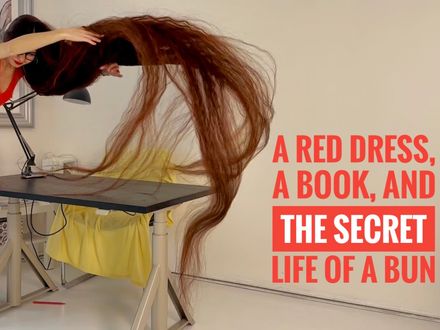 A Red Dress, a Book, and the Secret Life of a Bun