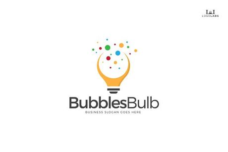 Bubbles Bulb Logo