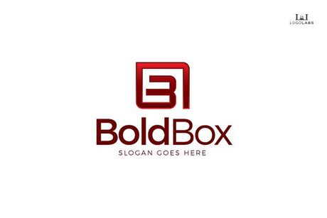 Bold Box - Letter B Logo