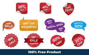 Sale Sticker Tag 1 (Editable Graphics)