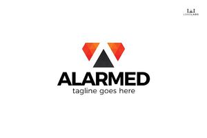 Alarmed - Letter A Logo