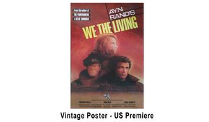 We the Living US Premiere Poster - Vintage NOS