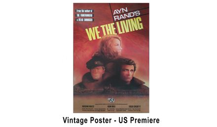 We the Living US Premiere Poster - Vintage NOS