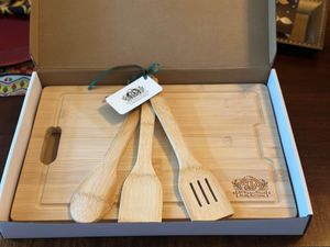Bamboo Bliss Board with Utensils