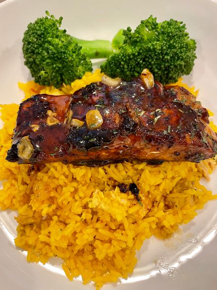 Blackened Honey Salmon