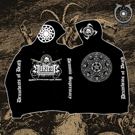 Nuklear Baptism - &quot;Human Scourging Goat Metal&quot; Pullover Hoodie