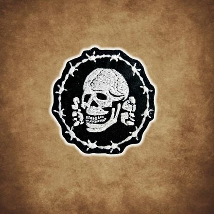 Nuklear Baptism Totenkopf Barbwire (Patch)