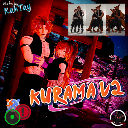 KuramaV2 [VRChat Avatar] (Male and Female)