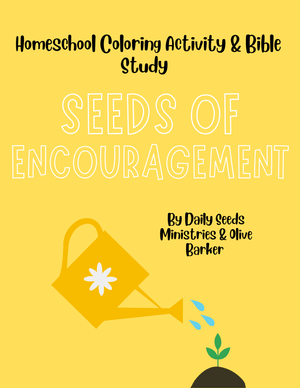 Seeds of Encouragement Coloring eBook