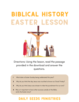The Biblical History of Easter Lesson