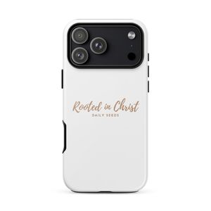 Rooted In Christ Tough iPhone Case