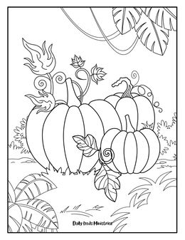 Fall Coloring Activity