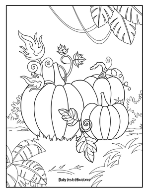 Fall Coloring Activity