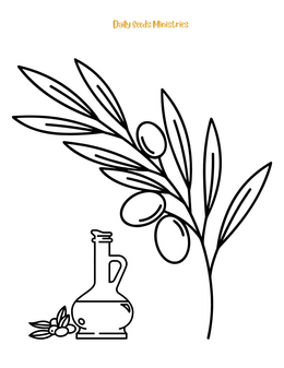Olive Branch Coloring Page