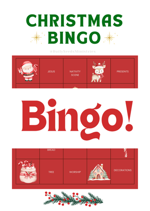 Christmas Bingo Sheet